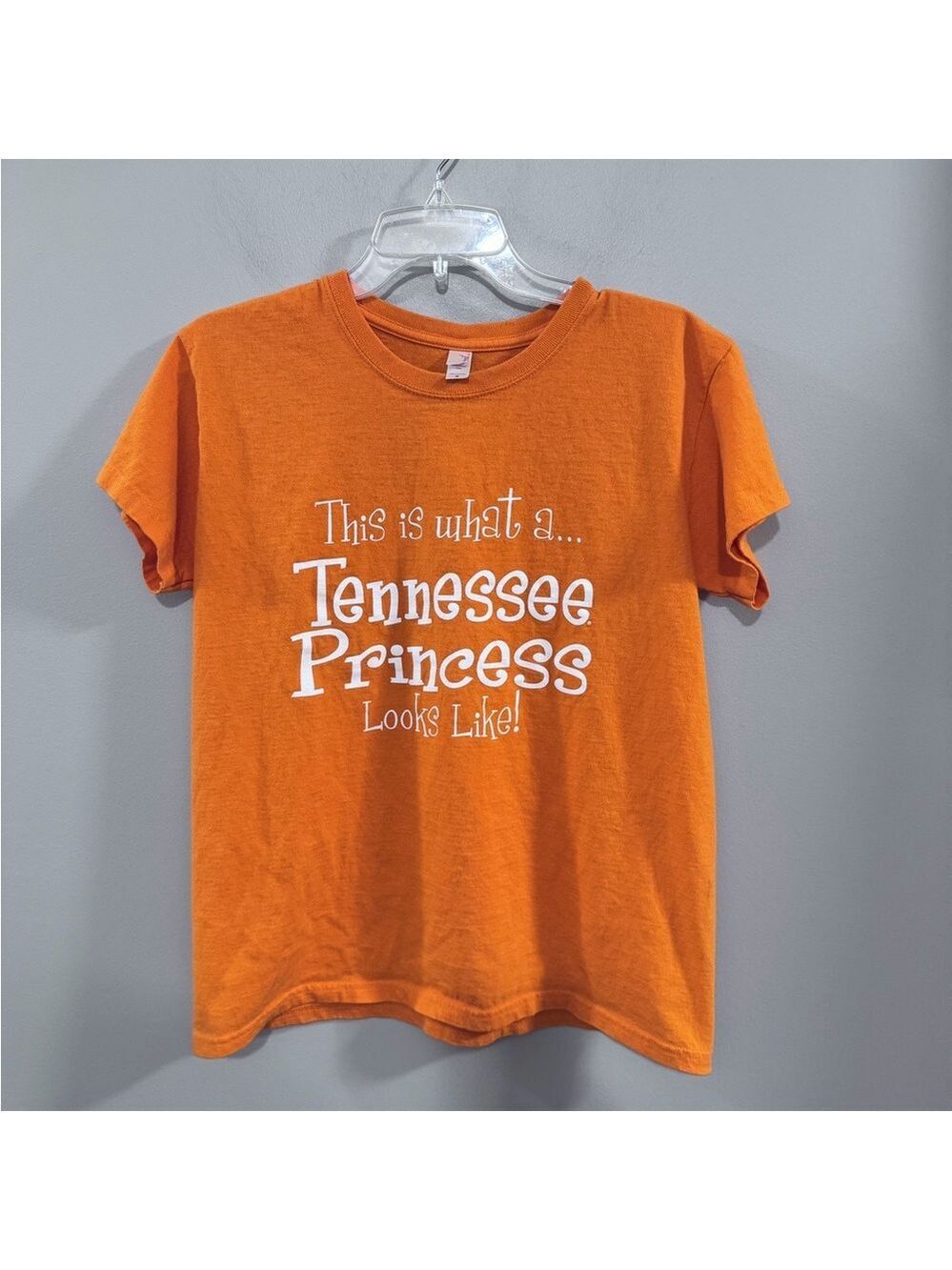 Women's Anvil University of Tennessee Princess Short Sleeve Tee. Size M